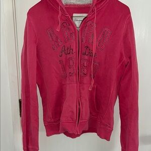 Aeropostale Pink Zip-Up Hoodie (s)